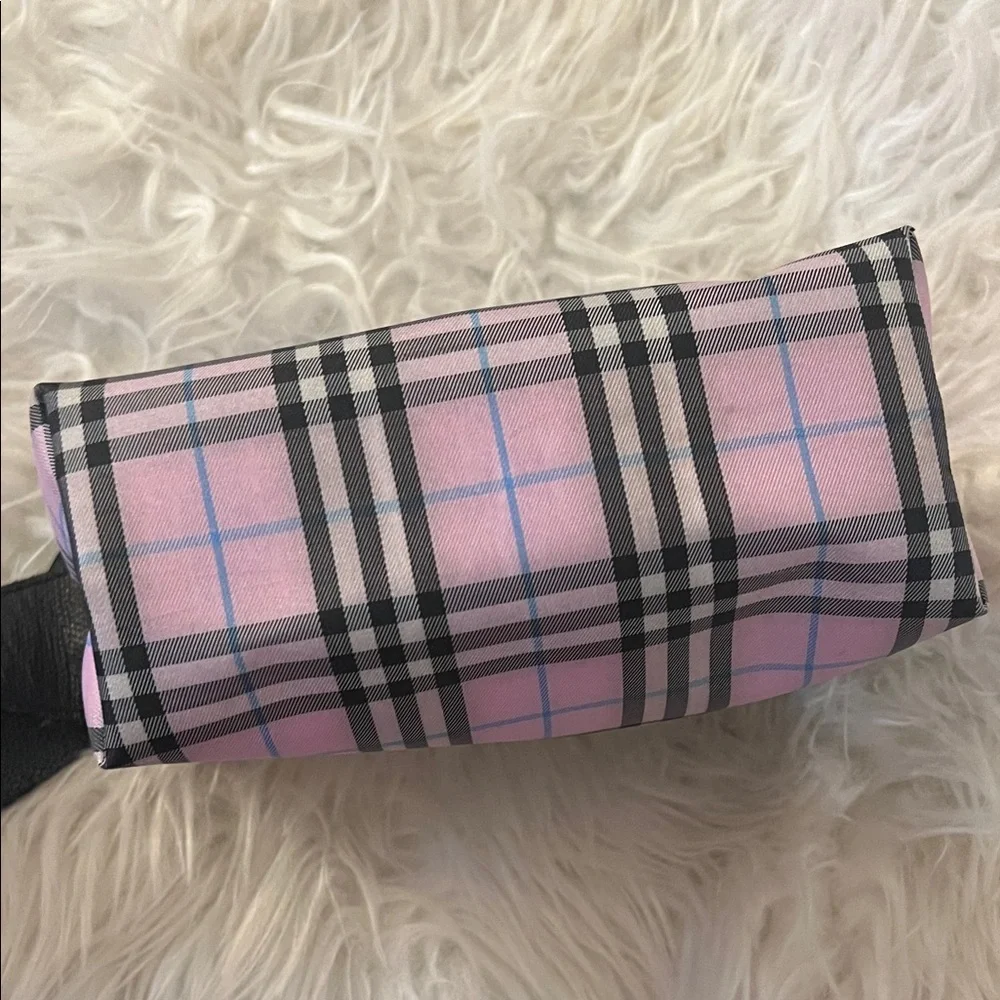 Burberry Pink and Black Plaid Wristlet - Picture 7 of 11